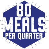 80 Meals Per Quarter